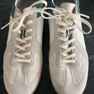 Rothy’s White and Green Men's Sneakers